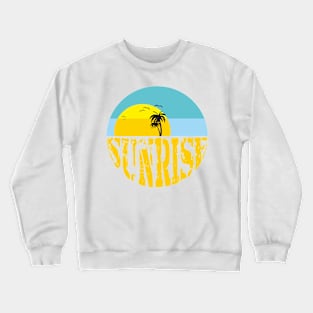 Sunrise Illustration Crewneck Sweatshirt